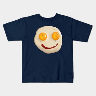 Smiling Egg Omelette Kids T-Shirt